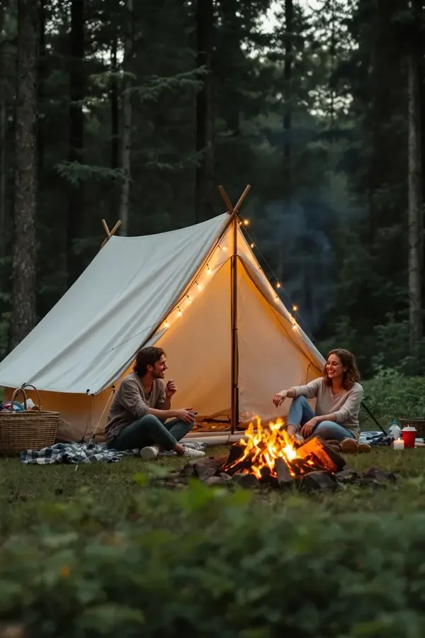 周末去露营